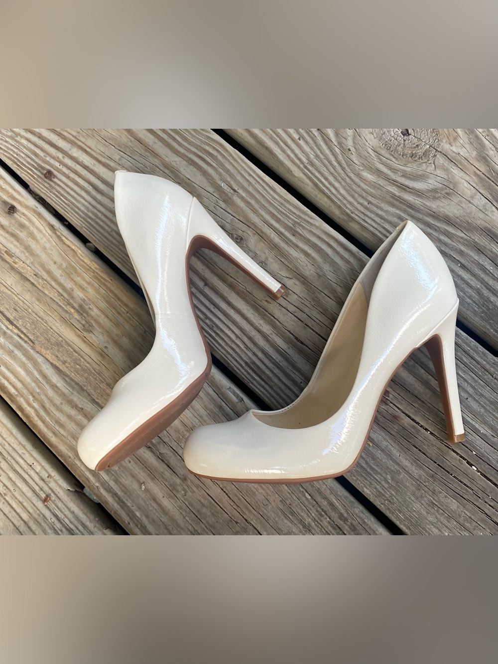 (NWOB!) JESSICA SIMPSON- Nude “CALI” Pumps W/ Round Toe, The Perfect Heel!